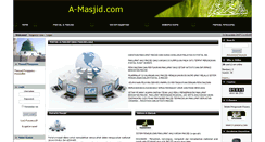 Desktop Screenshot of a-masjid.com