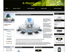 Tablet Screenshot of a-masjid.com
